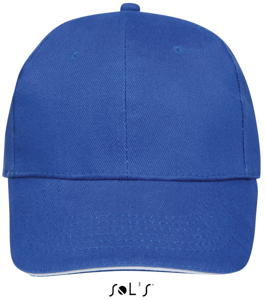 SOL'S BUFFALO - SIX PANEL CAP - Royal Blue/White - Main