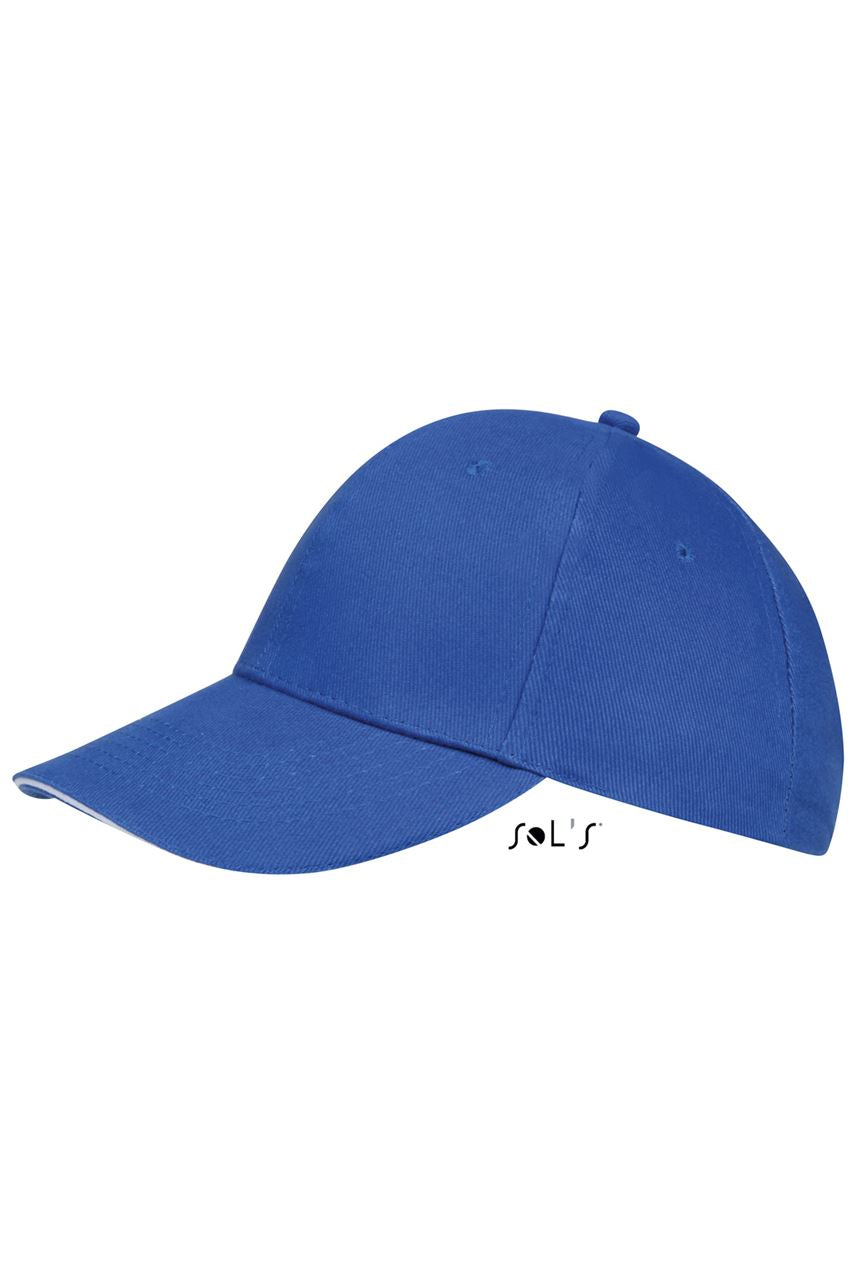SOL'S BUFFALO - SIX PANEL CAP - Royal Blue/White - Additional
