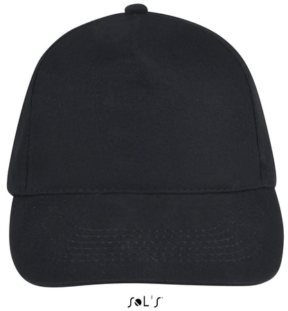 SOL'S SUNNY - FIVE PANEL CAP - Black - Main