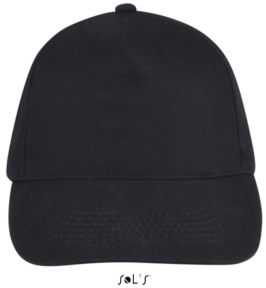 SOL'S SUNNY - FIVE PANEL CAP - Black - Main