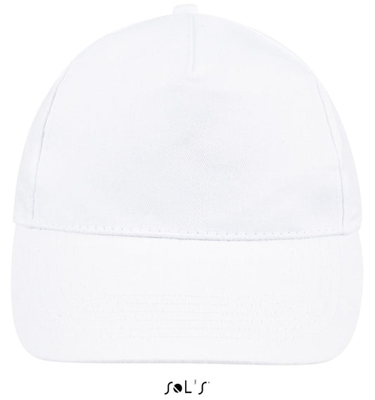 SOL'S SUNNY - FIVE PANEL CAP - White - Main