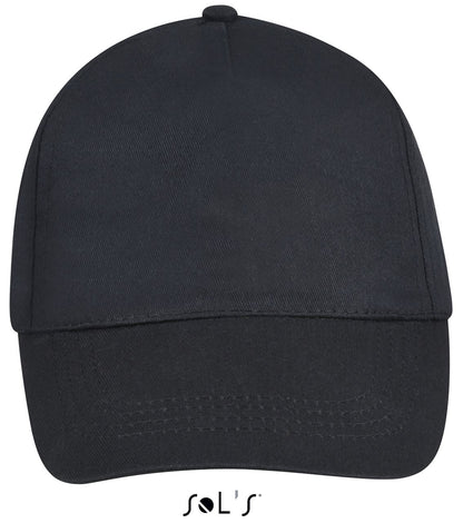 SOL'S BUZZ - FIVE PANEL CAP - Black - Main