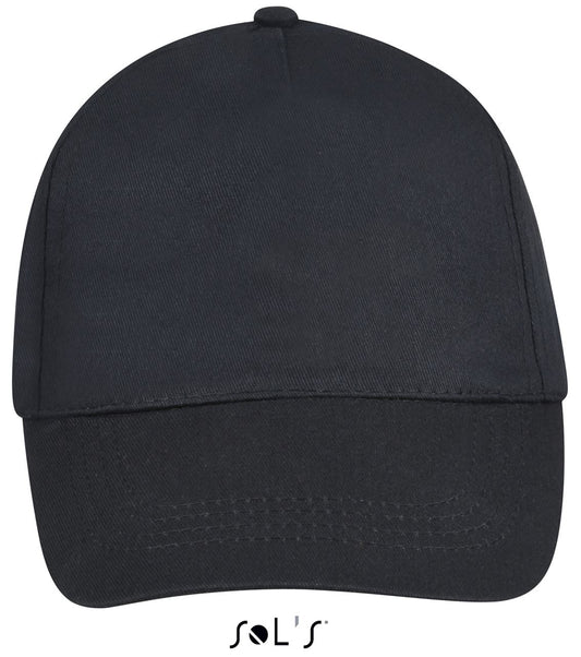 SOL'S BUZZ - FIVE PANEL CAP - Black - Main