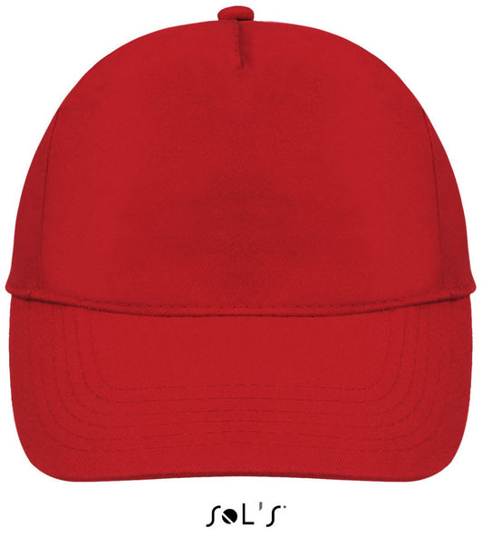 SOL'S BUZZ - FIVE PANEL CAP - Red - Main