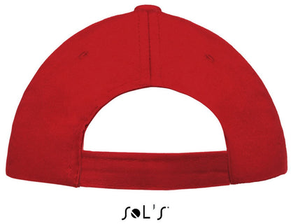 SOL'S BUZZ - FIVE PANEL CAP - Red - Additional