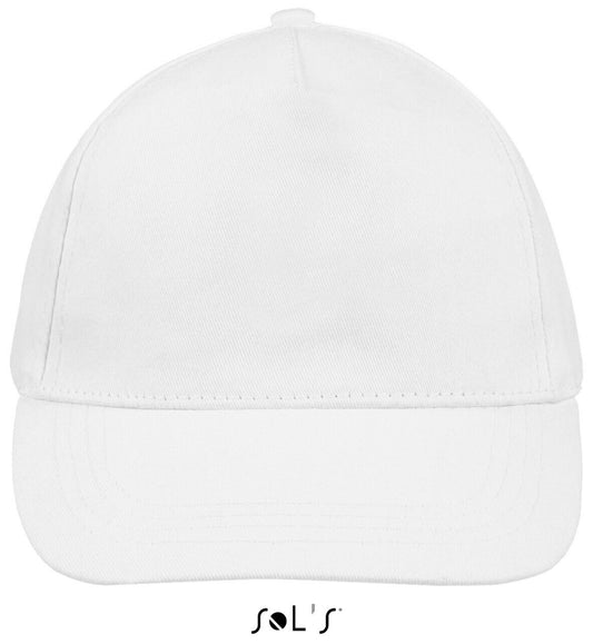 SOL'S BUZZ - FIVE PANEL CAP - White - Main