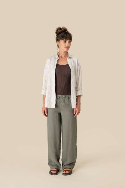 SP733 Washed Organic Khaki