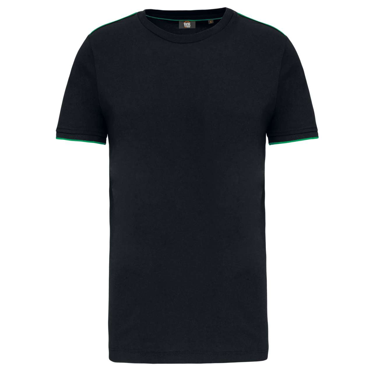 MEN'S SHORT-SLEEVED DAYTODAY T-SHIRT - Black/Orange - colorimageurl