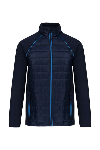 UNISEX DUAL-FABRIC DAYTODAY JACKET - Navy/Light Royal Blue - colorimageurl
