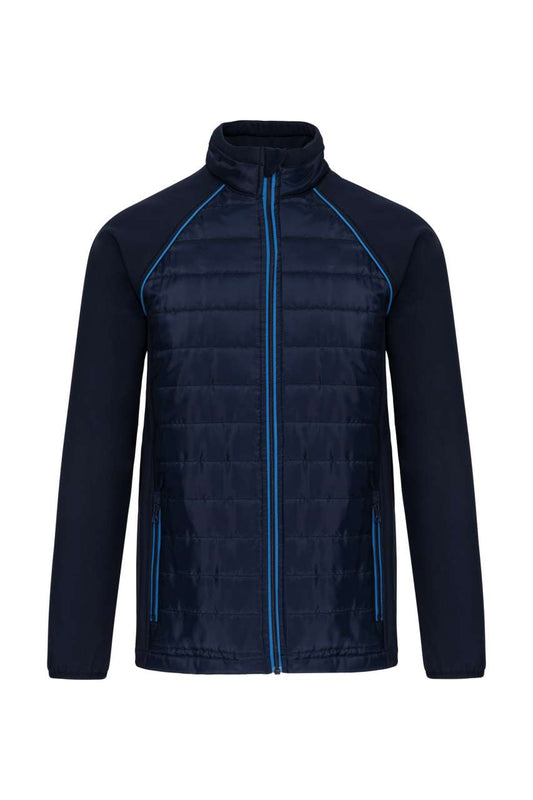 UNISEX DUAL-FABRIC DAYTODAY JACKET - Navy/Light Royal Blue - colorimageurl
