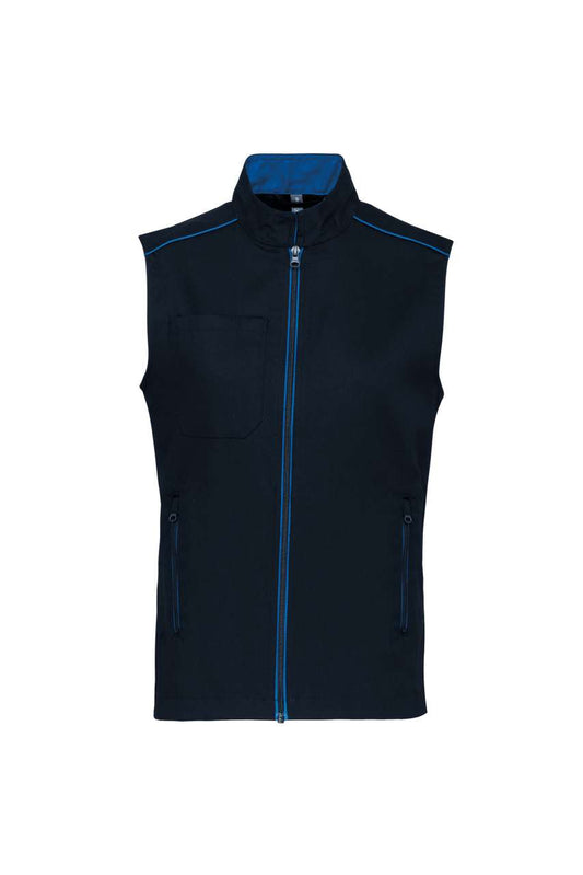 MEN'S DAYTODAY GILET - Navy/Light Royal Blue - colorimageurl