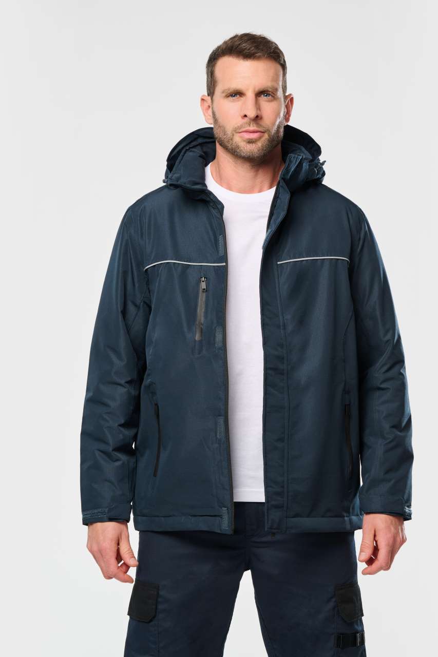 UNISEX HOODED PERFORMANCE PARKA - Black - modelimageurl