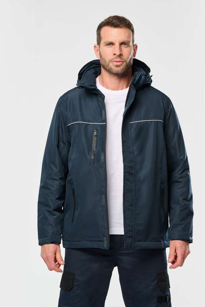 UNISEX HOODED PERFORMANCE PARKA - Black - modelimageurl