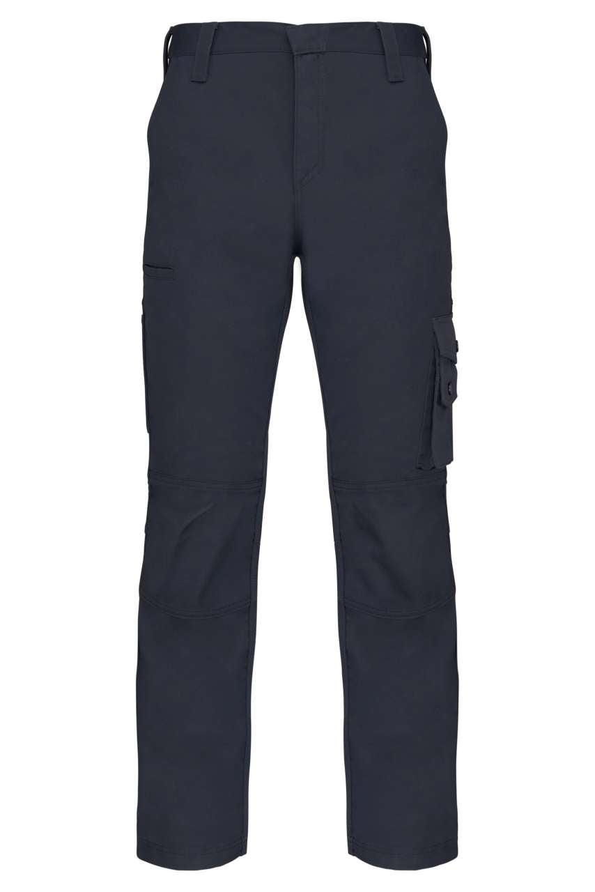 MULTI POCKET WORKWEAR TROUSERS - Navy - colorimageurl