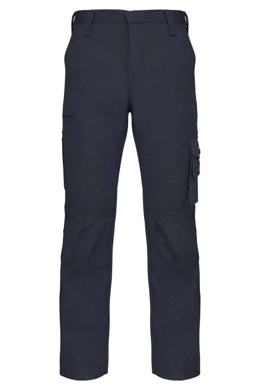 MULTI POCKET WORKWEAR TROUSERS - Navy - colorimageurl