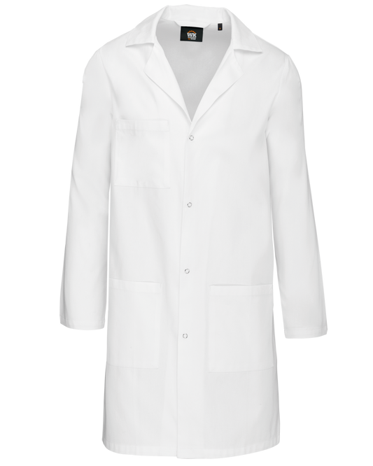 UNISEX WORK SMOCK - White - colorimageurl