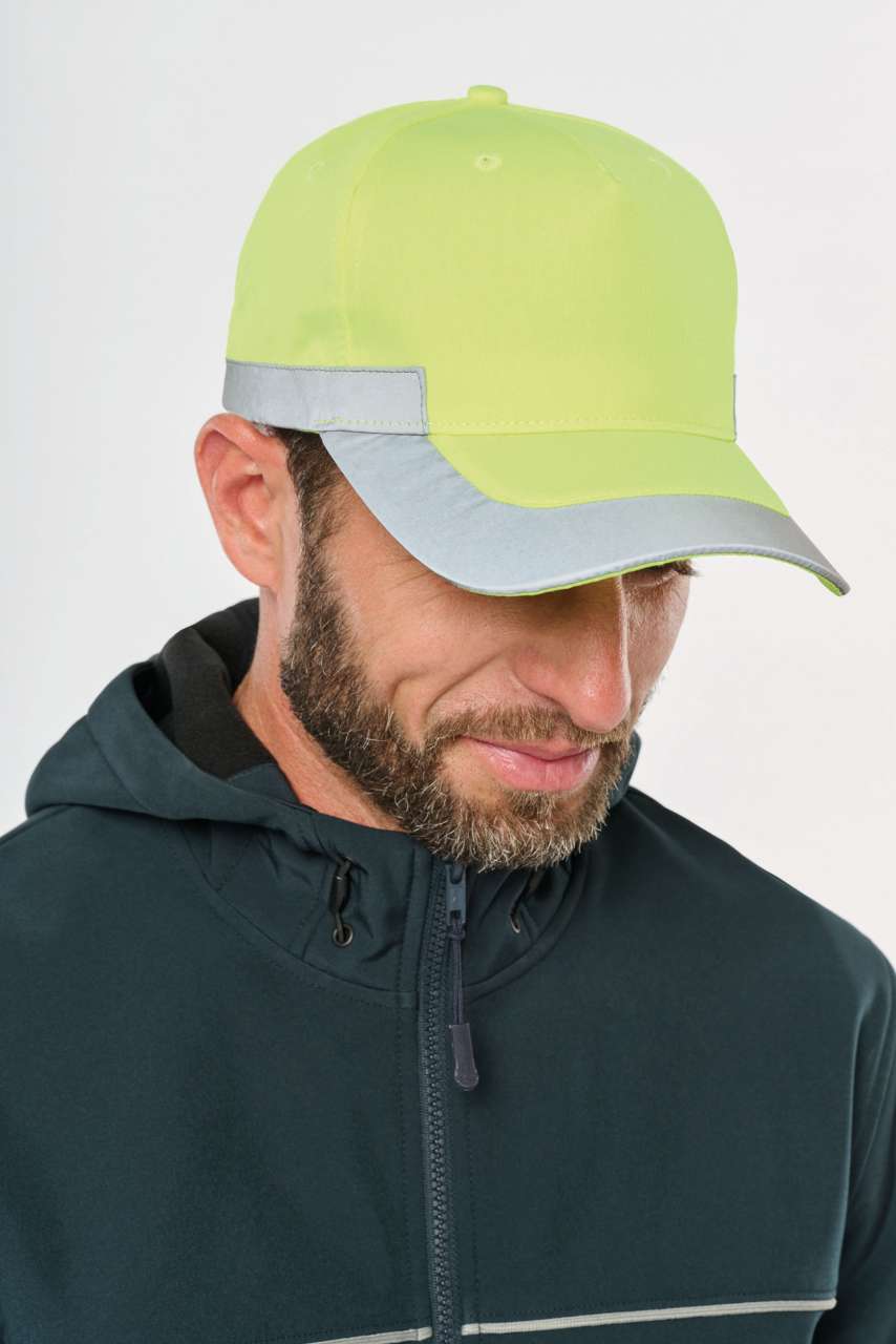 NEON CAP - 5 PANELS - Fluorescent Orange - modelimageurl