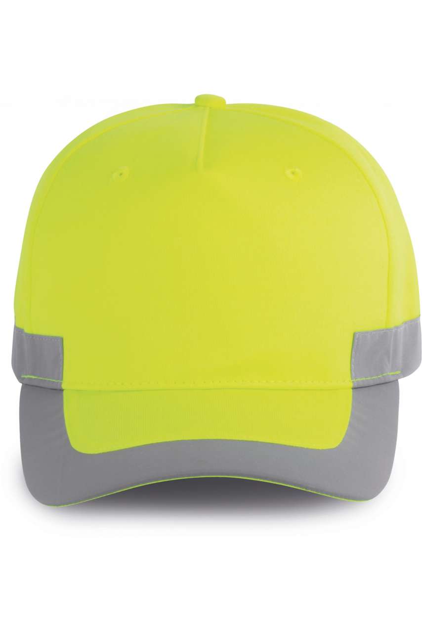 NEON CAP - 5 PANELS - Fluorescent Yellow - colorimageurl