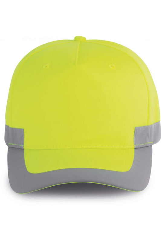 NEON CAP - 5 PANELS - Fluorescent Yellow - colorimageurl